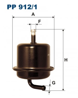 Фильтр топливный PP9121 FILTRON