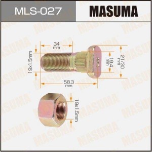 Болт - шпилька крепления колеса MLS-027 MASUMA