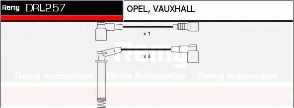 Ккомплект проводов зажигания DRL257 DELCO REMY