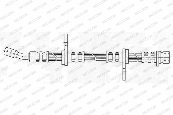 Тормозной шланг FHY2295 FERODO