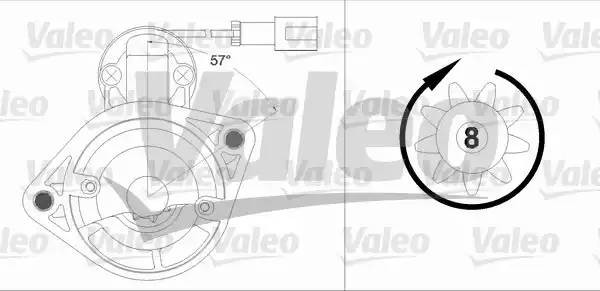 Стартер 458206 VALEO PHC