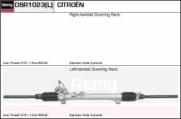 Рулевой механизм DSR1023L DELCO REMY