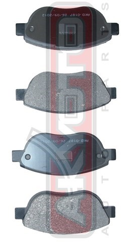 Колодки тормозные дисковые AKD-0187 AKYOTO