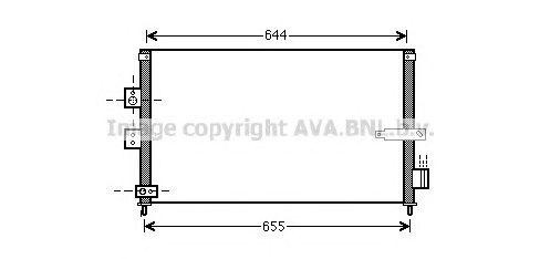Радиатор кондиционера HD5223 AVA
