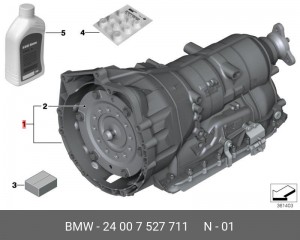 АКПП в сборе 24 00 7 527 711 BMW