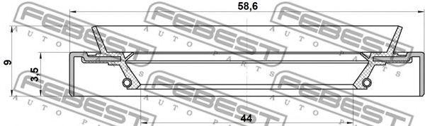 Рычаг подвески NOS-P11 FEBEST