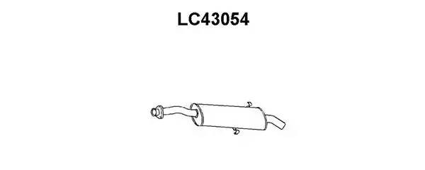 Глушитель выхлопных газов конечный LC43054 VENEPORTE