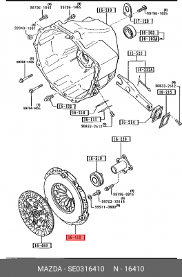 Деталь SE0316410 MAZDA