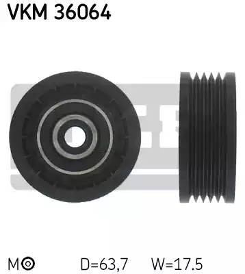 Натяжной ролик, поликлиновой  ремень VKM36064 SKF