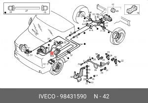 Гидроагрегат, тормозная система 98431590 IVECO