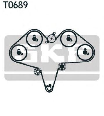 Комплект ремня ГРМ VKMA95040 SKF