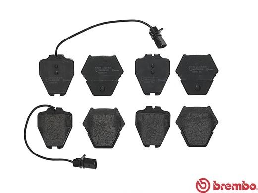 Комплект тормозных колодок, диско P85067 BREMBO