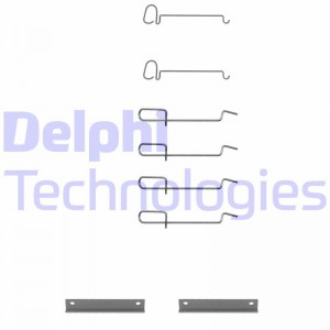 Комплектующие, колодки дискового тормоза LX0080 DELPHI