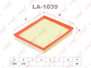 Фильтр воздушный LA-1039 LYNXAUTO