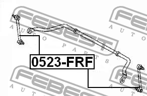 Стойка стабилизатора 0523-FRF FEBEST