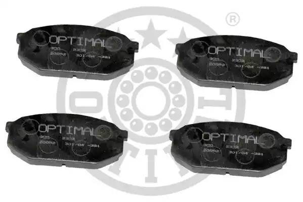 Комплект тормозных колодок, диско 9309 OPTIMAL