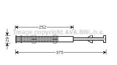 Радиатор отопителя OLD379 AVA
