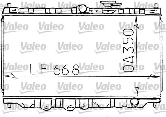 Радиатор охлаждения ДВС 731100 VALEO PHC