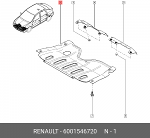 Деталь 6001546720 RENAULT