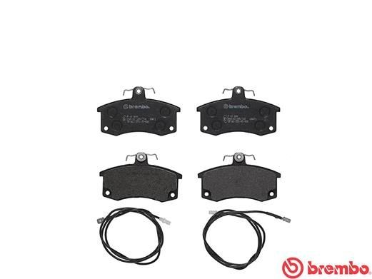 Комплект тормозных колодок, диско P41004 BREMBO