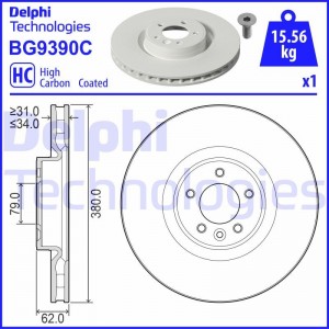 Комплект подшипника ступицы колеса BK1128 DELPHI
