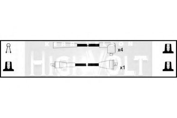 Ккомплект проводов зажигания OEF145 STANDARD