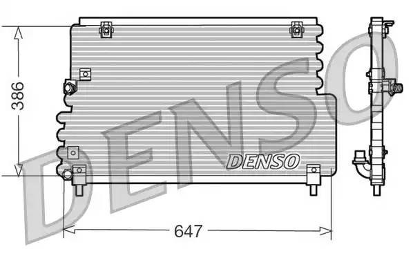 Конденсатор, кондиционер DCN33004 DENSO