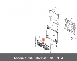 Деталь 8821008050 SSANG YONG