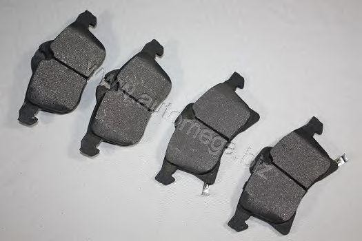 Комплект тормозных колодок, диско 3016050998 AUTOMEGA