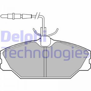 Комплект тормозных колодок, диско LP788 DELPHI