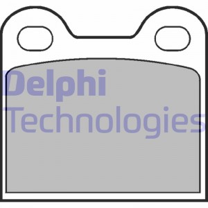 Комплект тормозных колодок, диско LP21 DELPHI