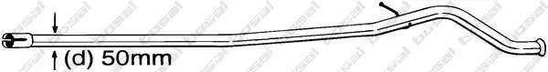 Выпускной трубопровод 889-541 BOSAL