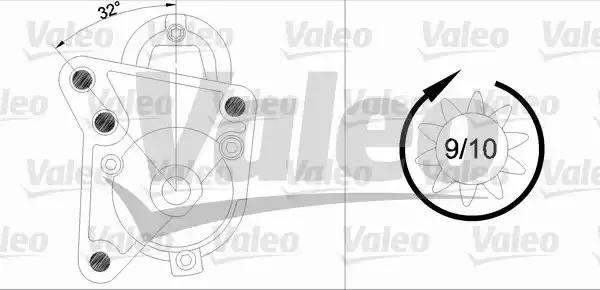 Стартер 433320 VALEO PHC