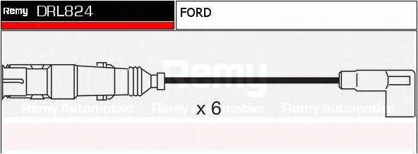 Ккомплект проводов зажигания DRL824 DELCO REMY