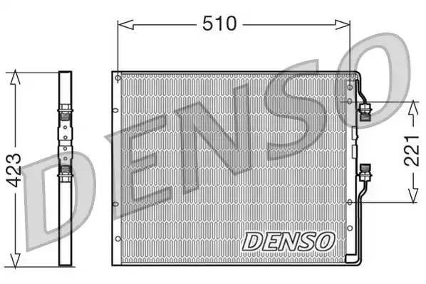 Конденсатор, кондиционер DCN12100 DENSO