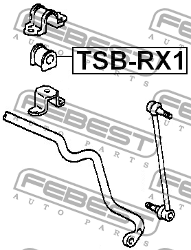 Втулка стабилизатора TSB-RX1 FEBEST