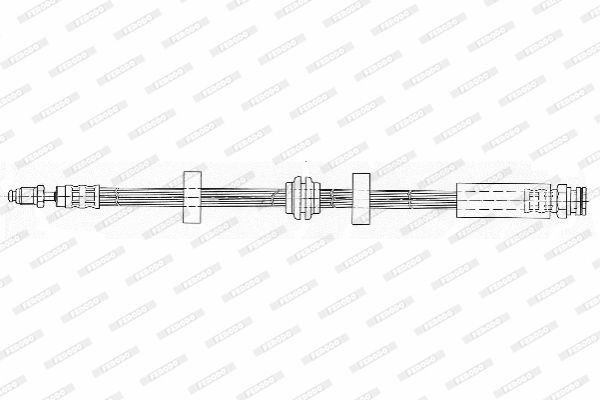 Тормозной шланг FHY2461 FERODO
