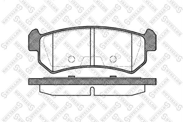 Колодки тормозные дисковые 1059-000-SX STELLOX