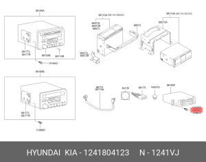 Саморез 1241804123 HYUNDAI KIA