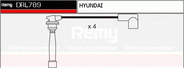 Ккомплект проводов зажигания DRL789 DELCO REMY