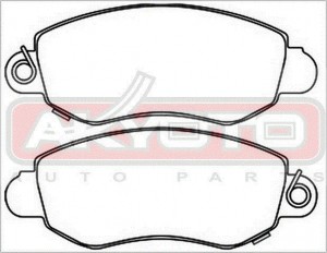Колодки тормозные дисковые AKD-0164 AKYOTO