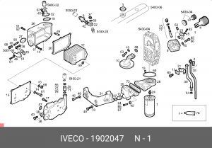 Масляный фильтр 1902047 IVECO