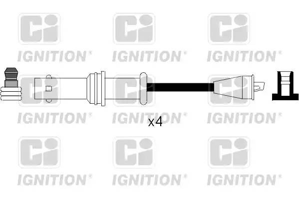Ккомплект проводов зажигания XC812 QUINTON HAZELL
