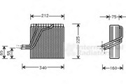 Испаритель, кондиционер 5800V030 VAN WEZEL