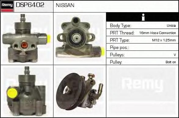 Гидравлический насос, рулевое управление DSP6402 DELCO REMY