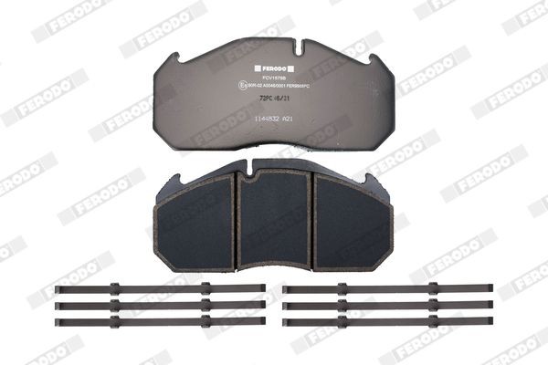 Комплект тормозных колодок, диско FCV1578B FERODO