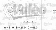 Генератор 436391 VALEO PHC