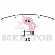Колодки тормозные дисковые MDP3030K MERITOR