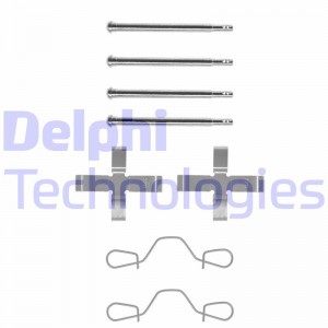 Комплектующие, колодки дискового тормоза LX0022 DELPHI