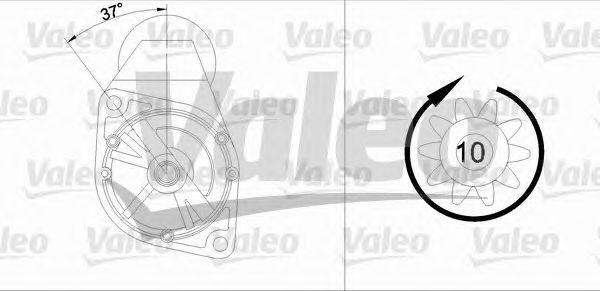 Стартер 458164 VALEO PHC